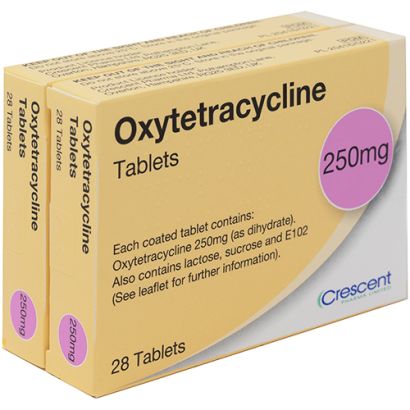 Oxytetracycline 250mg 56 Tablets