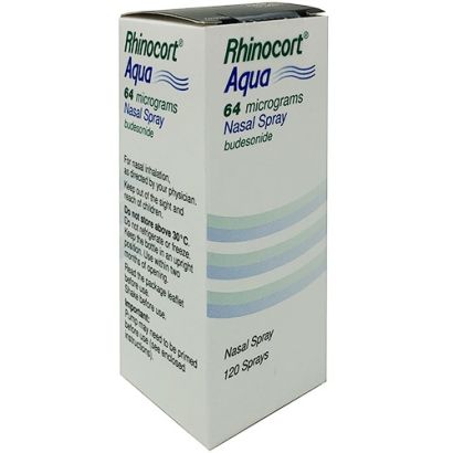 Rhinocort (Budesonide) Aqua Nasal Spray 120 Doses 10ml
