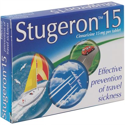 Stugeron 15 Tablets Travel Sickness
