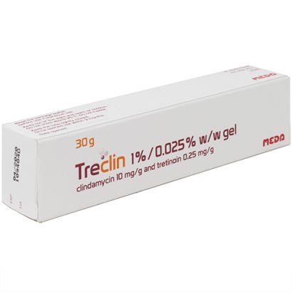 Treclin 1%/0.025% w/w Gel 30g