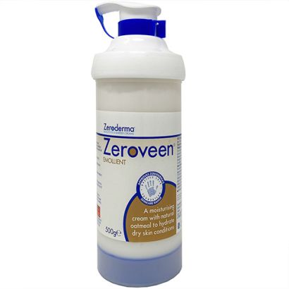 Zeroveen Emollient 500g Cream for dry skin conditions