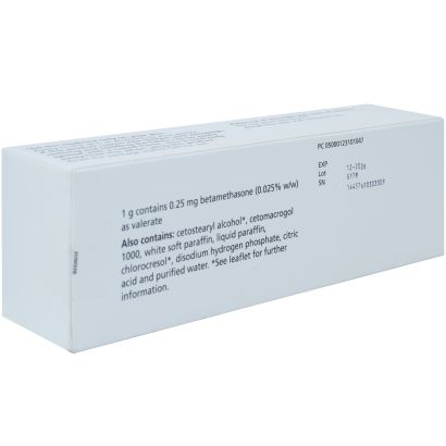 Rear view of Betnovate RD Cream 0.025% 100g Betamethasone