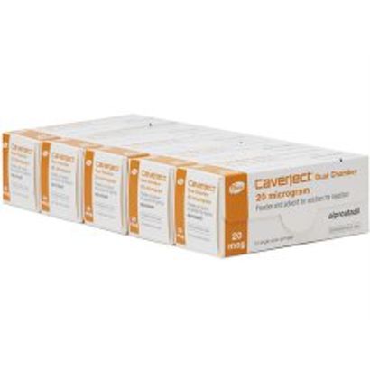Buy 5x Caverject Dual Chamber 20mcg, Injection from £37.79 each