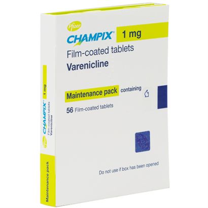 Champix (Varenicline) 1mg 56 tablets