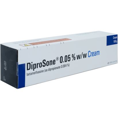 Rear view of Diprosone Cream 0.05% 100g