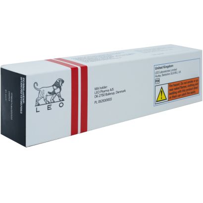 Rear view of Dovobet Ointment 120g  calcipotriol and betamethasone