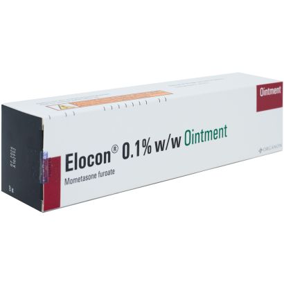 Rear view of Elocon Ointment (Mometasone) 0.1% 30g