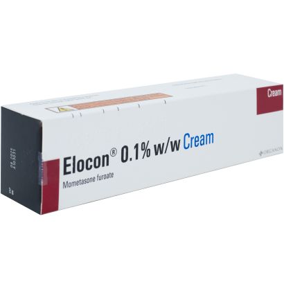 Rear view of Elocon (Mometasone Furoate) 0.1% Cream 30g
