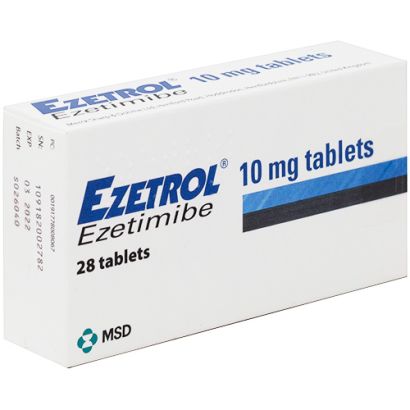 Ezetrol (Ezetimibe) 10mg 28 Tablets