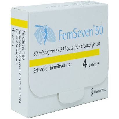 Femseven (Estradiol) 50mcg x4 Patches