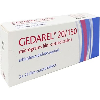 Gedarel 20/150 Contraceptive Pill 63 tablets