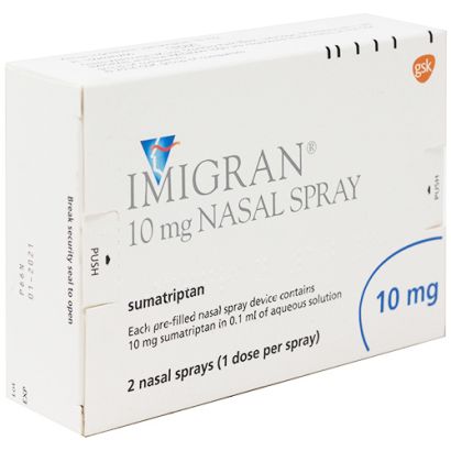 Imigran (Sumatriptan) 10mg Nasal Spray 2 Doses