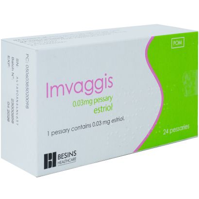 Imvaggis estriol 0.03mg pessaries 24 pack