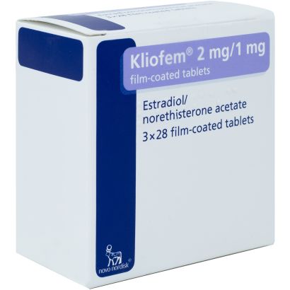 Kliofem (Estradiol 2mg / Norethisterone 1mg) Continuous 84 Tabs