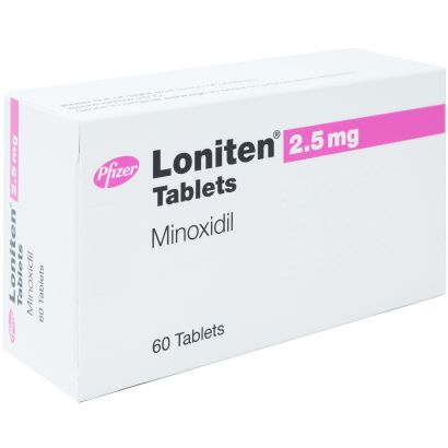 Loniten (Minoxidil) 2.5mg tablets 30 for hair loss