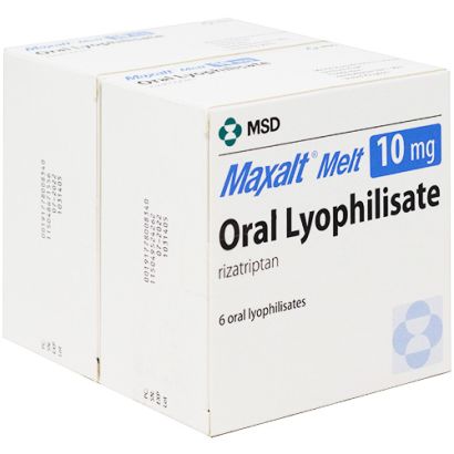 Maxalt (Rizatriptan) Melt 10mg 12 Tablets