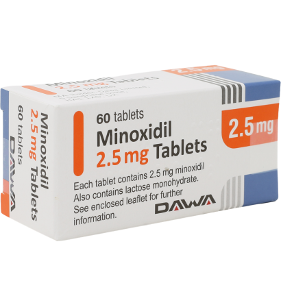 Minoxidil 2.5mg 30 tablets