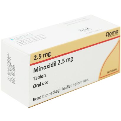 Minoxidil 2.5mg 30 tablets