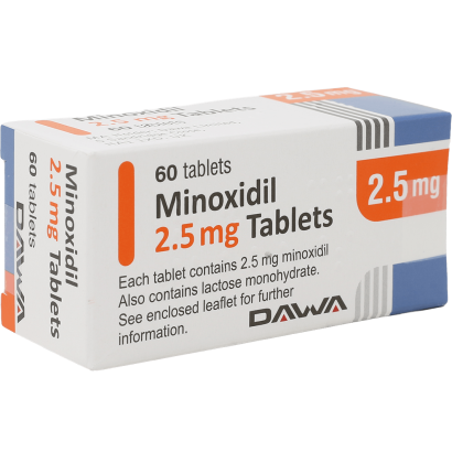 Minoxidil 2.5mg 120 tablets for hair loss