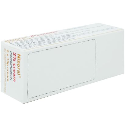 Rear view of Nizoral Ketoconazole 2% Cream 30g antifungal