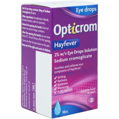 Opticrom Allergy Eye Drops 10ml