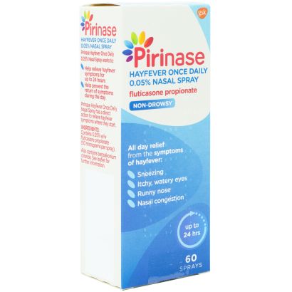 Pirinase Hayfever Non Drowsy Nasal Spray 60 Sprays