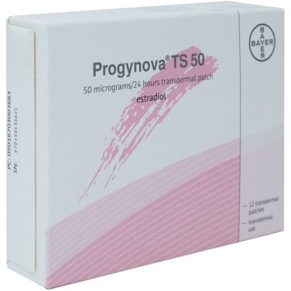 Progynova TS 50 (Estradiol) 3.9mg 12 Patches