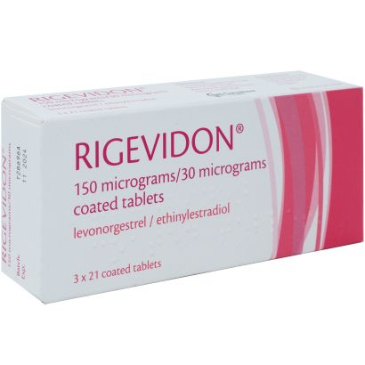 Rigevidon Contraceptive Pill 63 tablets
