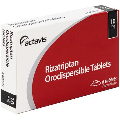 Rizatriptan 10mg 6 Orodispersible Tablets