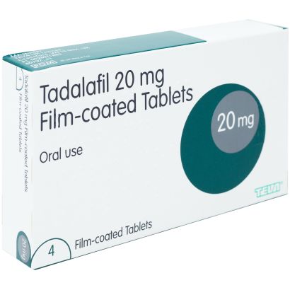 Tadalafil 20mg (Teva) 8 tablets