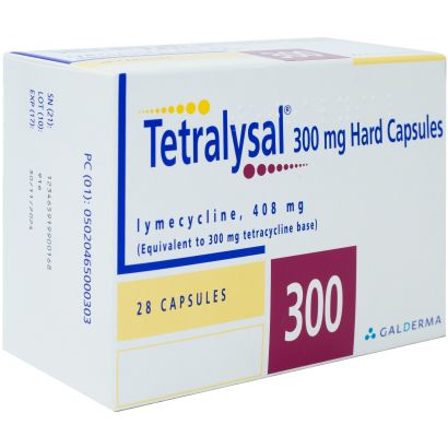 Tetralysal (Lymecycline) 408mg 28 Capsules