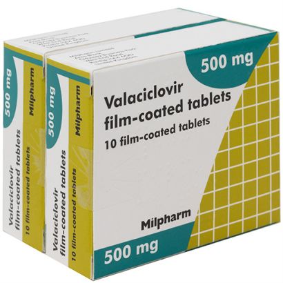 Valaciclovir 500mg 20 tablets (outbreak)