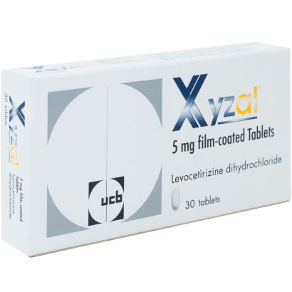 Xyzal (Levocetirizine) 5mg tablets 30 antihistamine