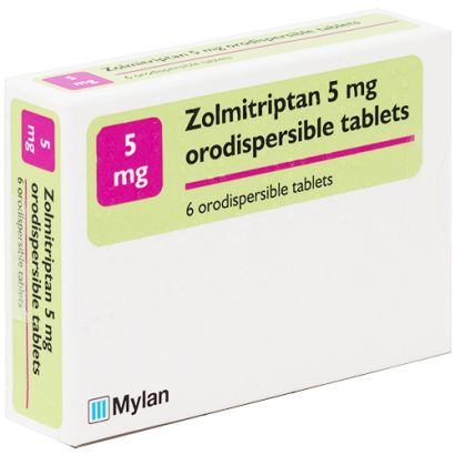 Zolmitriptan 5mg 6 Orodispersible Tablets