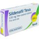 Sildenafil 100mg 8 tablets (Teva) brand