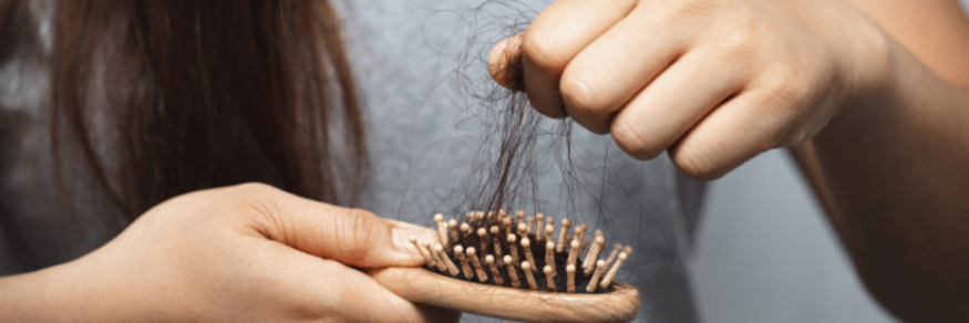 hair loss in brush treated online