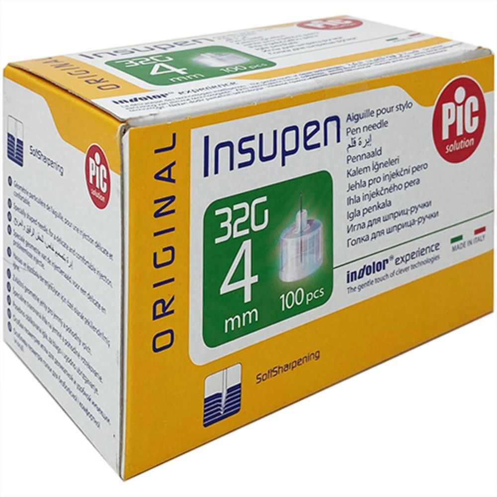 Pen Needles for Saxenda Injections 4mm 32G 100 pack