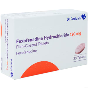 Fexofenadine 120mg 30 Tablets