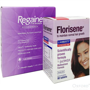 Regaine For Women 60ml and Florisene 90 tablets