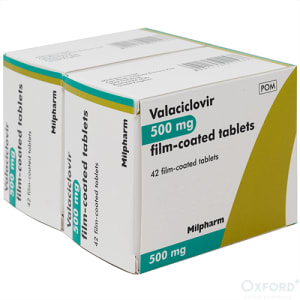 Valaciclovir 500mg 84 tablets (prevention)