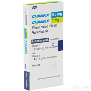 Champix (Varenicline) Starter Pack 0.5mg/1mg 25 tablets