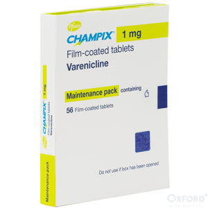 Champix (Varenicline) 1mg 56 tablets