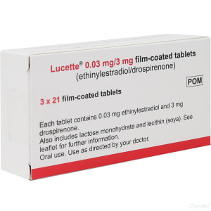 Lucette Combined Contraceptive Pill 63 tablets