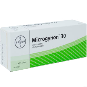 Microgynon 30 63 Tablets
