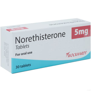 Norethisterone 5mg 30 Tablets for period delay