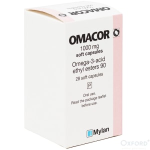 Omacor (Omega-3-Acid) 1000mg 28 Capsules