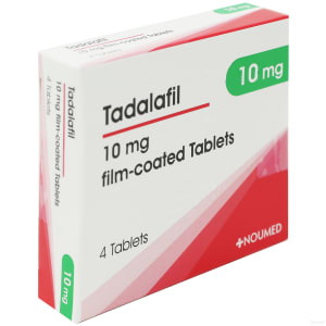 Tadalafil (Generic Cialis)10mg 4 Tablets