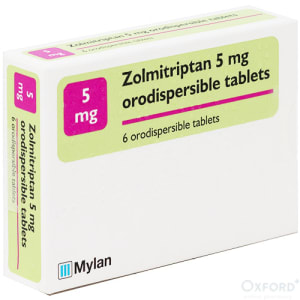 Zolmitriptan 5mg 6 Orodispersible Tablets