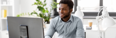 Man at computer