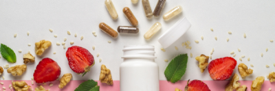 Pills and dried fruits